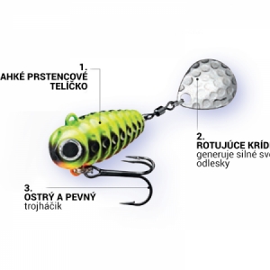 Tail Spinner SpinMad Crazy Bug 6,5cm/6g
